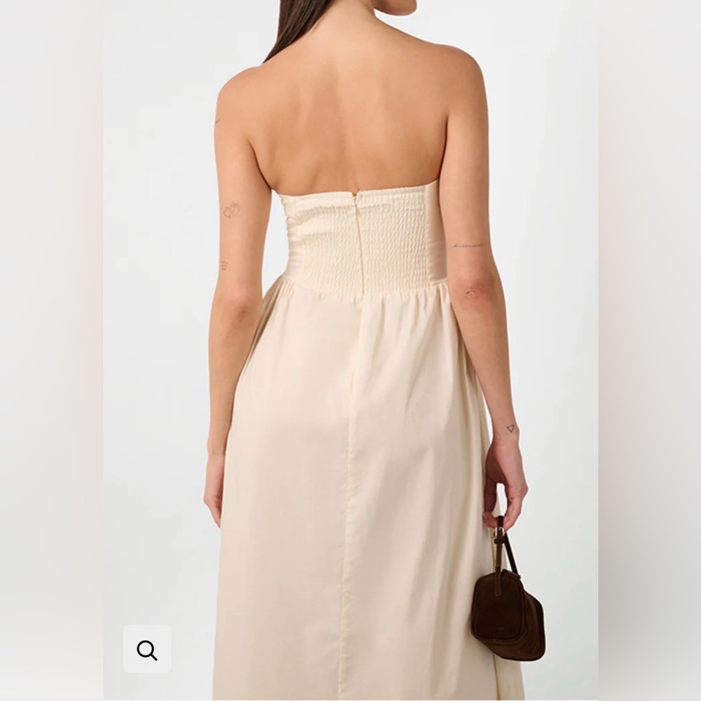 WeWoreWhat Strapless White Midi Dress - Picture 5 of 11